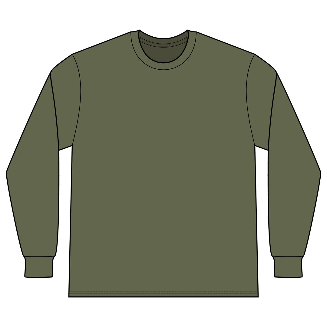Light Duty Block Island lighthouses men's thermal long sleeve, additional view - BlockBoundRI