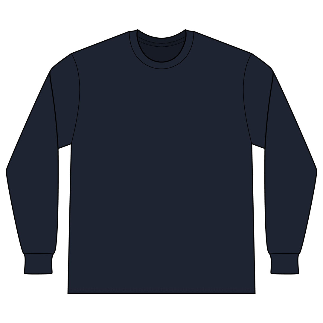 Light Duty Block Island lighthouses men's thermal long sleeve, additional view - BlockBoundRI