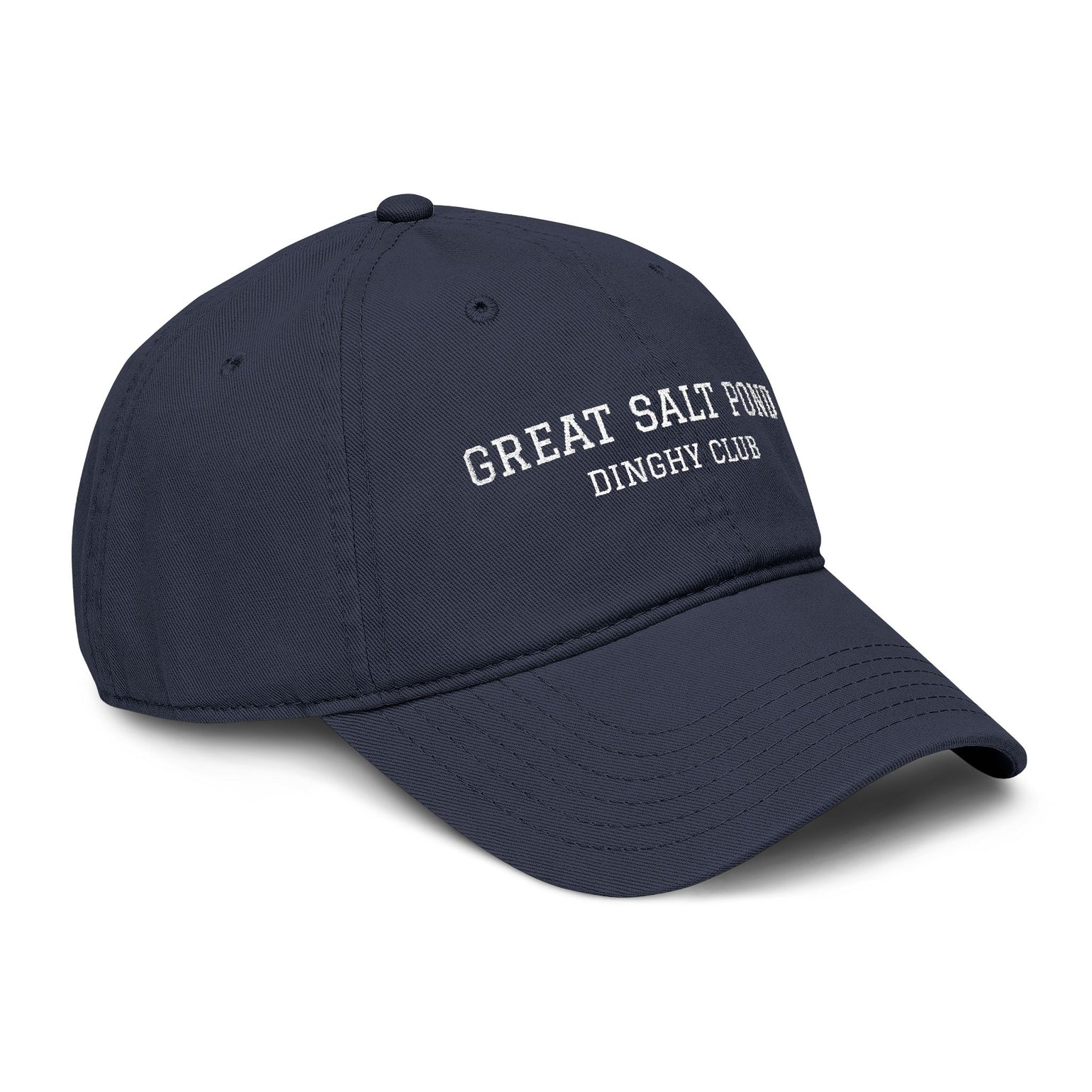 Great Salt Pond Dinghy Club Block Island embroidered dad hat, view 8 - BlockBoundRI