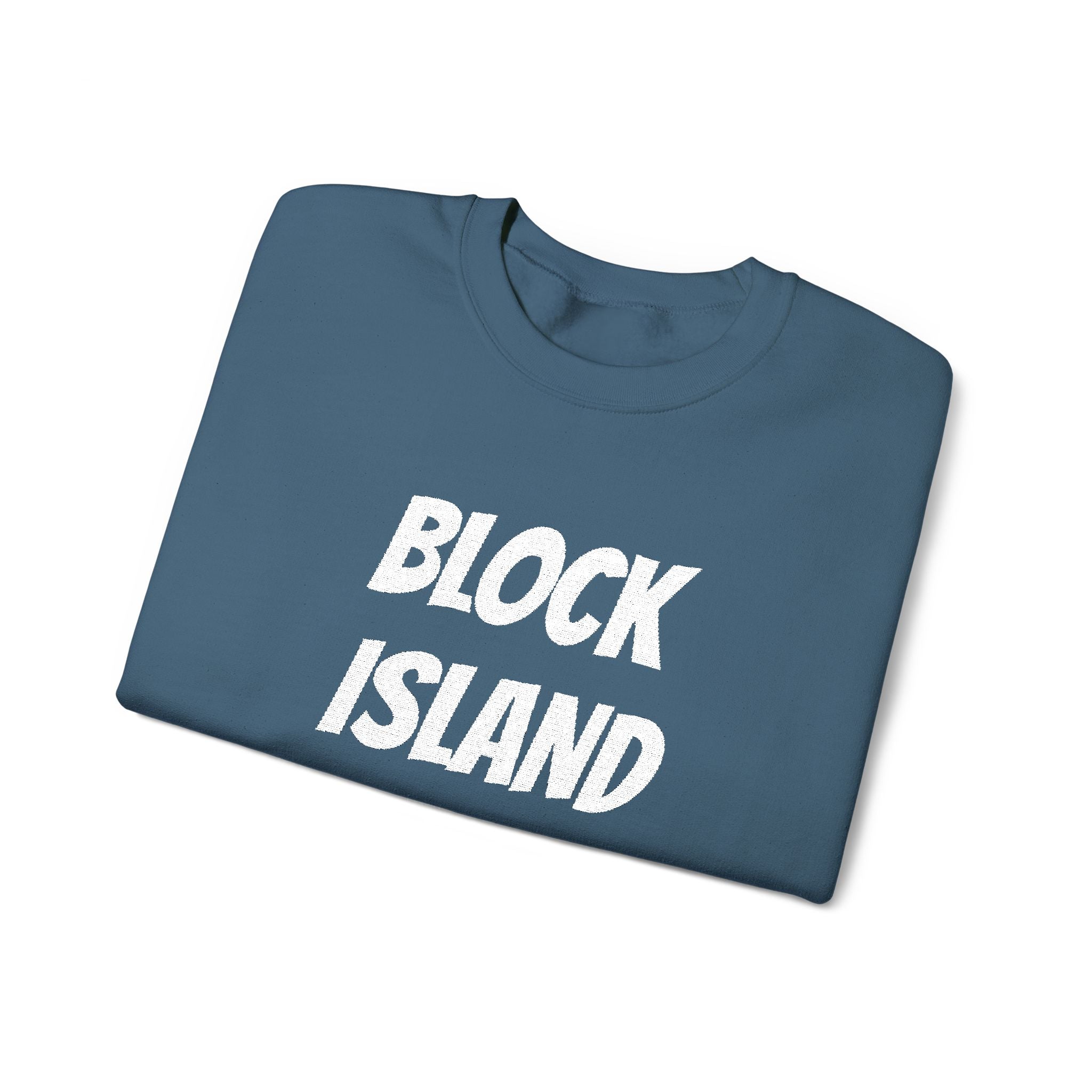 Block Island Crewneck Sweatshirt — Embroidered Pullover