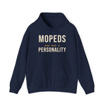 Mopeds Are Not a Personality Block Island hoodie in Navy - BlockBoundRI