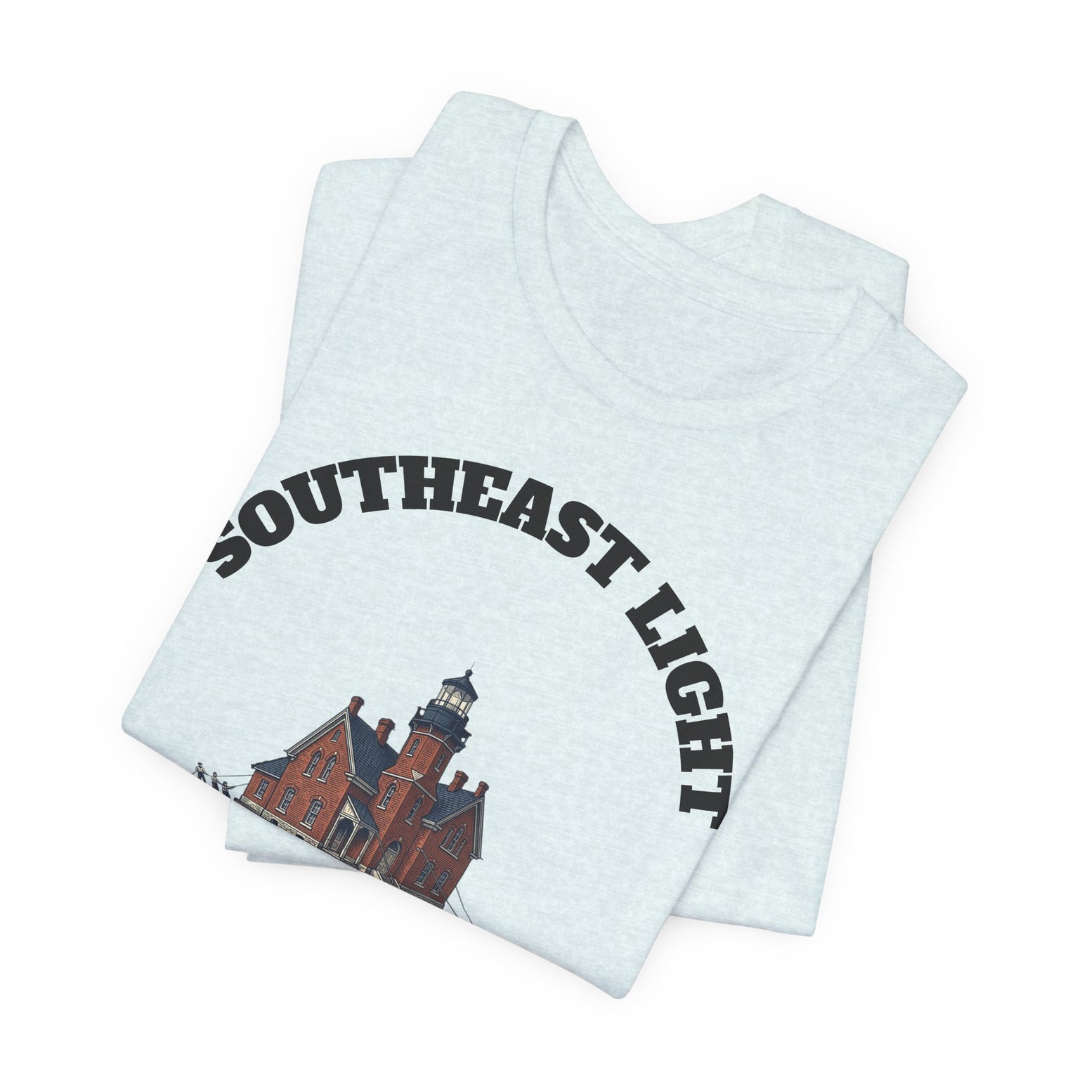 Southeast Light Lighthouse T-Shirt, Block Island by BlockBoundRI, photo 20