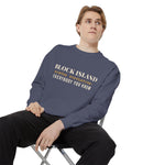 Block Island Winter Population crewneck sweatshirt, view 20 - BlockBoundRI