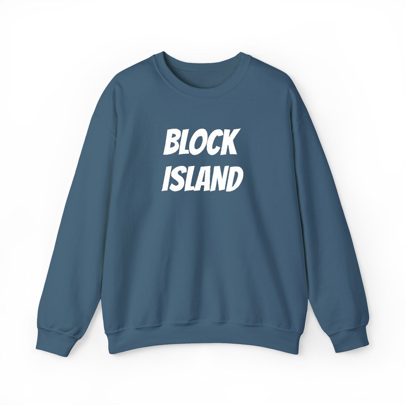Block Island Crewneck Sweatshirt — Embroidered Pullover