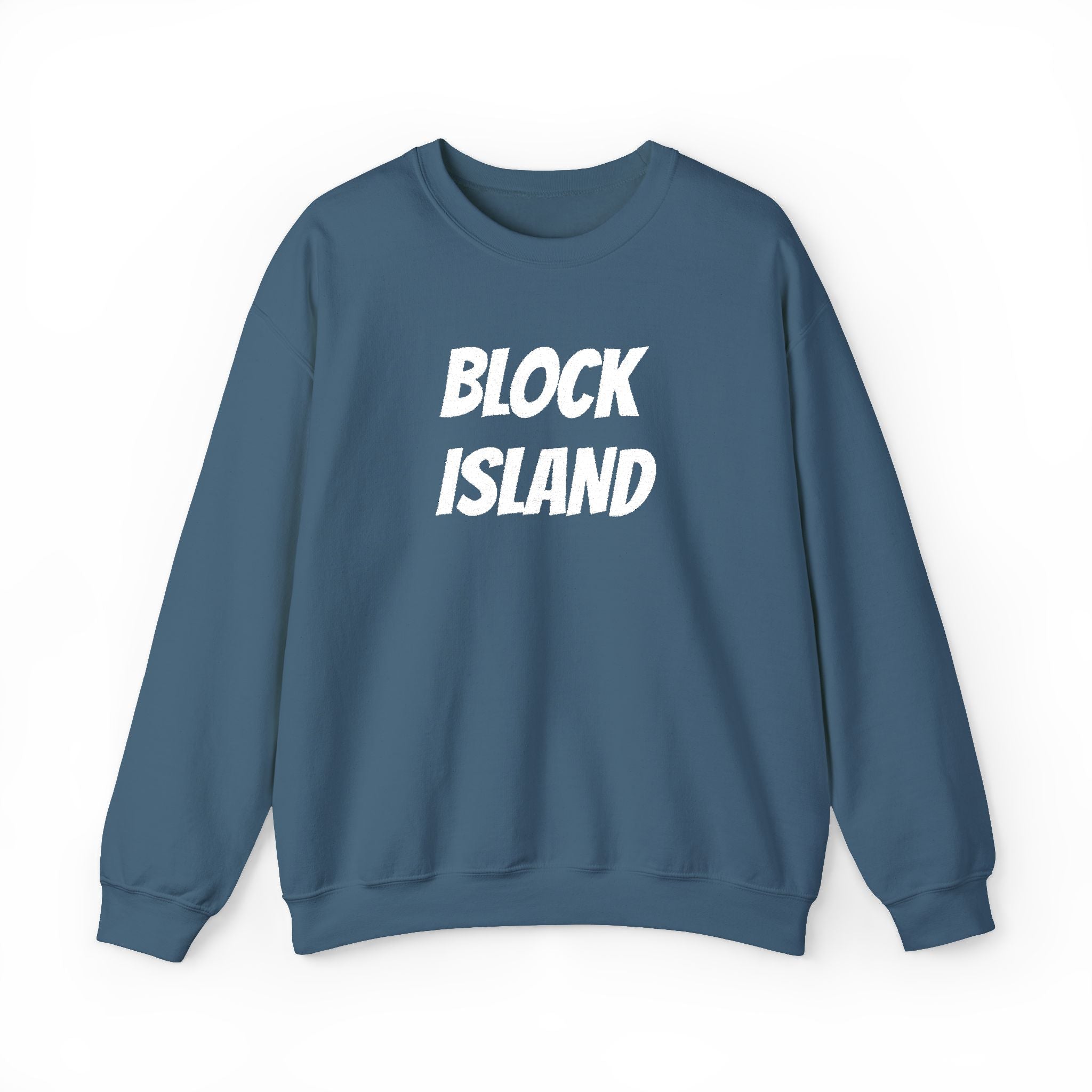 Block Island Crewneck Sweatshirt — Embroidered Pullover