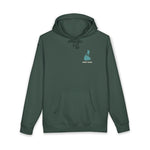 Mainland? Never Heard of Her Block Island heavyweight hoodie in Alpine Green - BlockBoundRI
