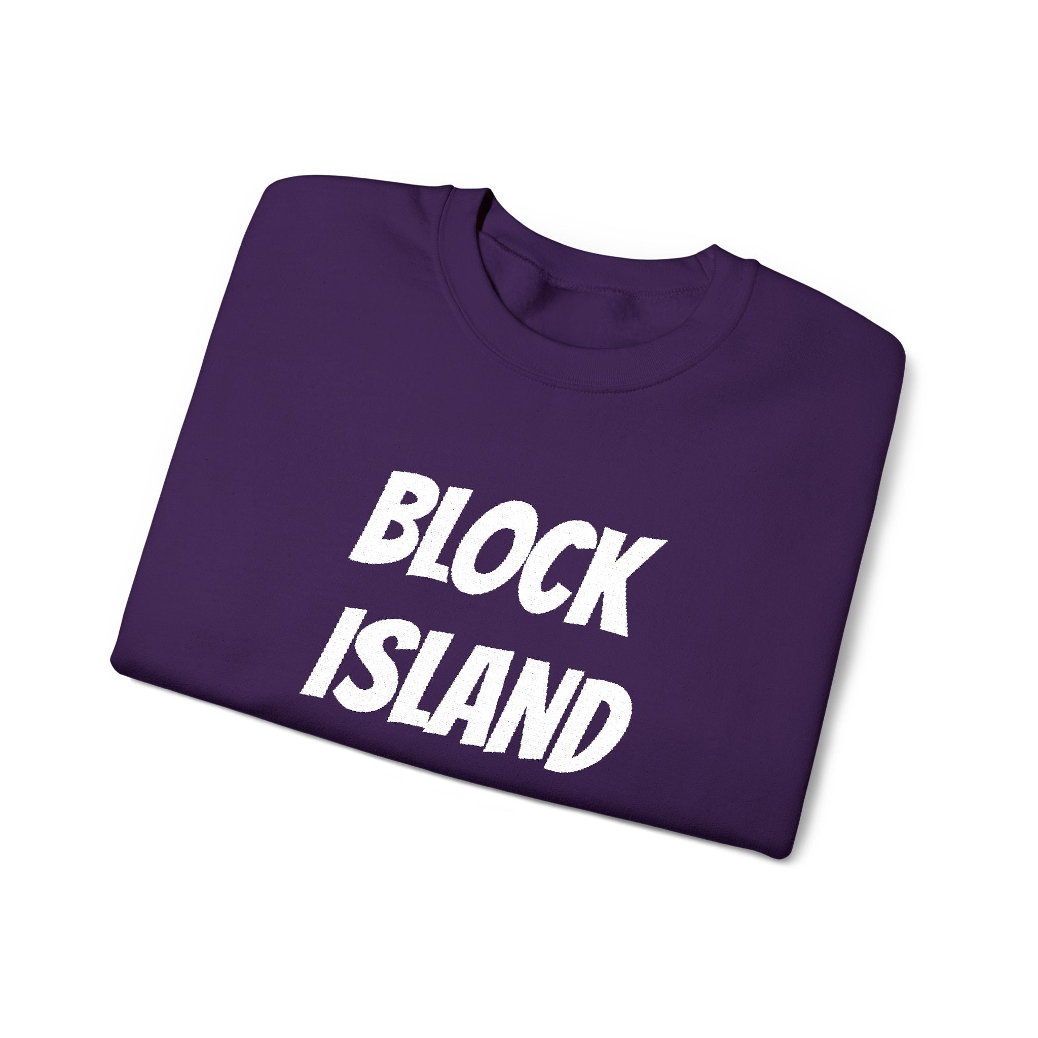 Block Island Crewneck Sweatshirt — Embroidered Pullover