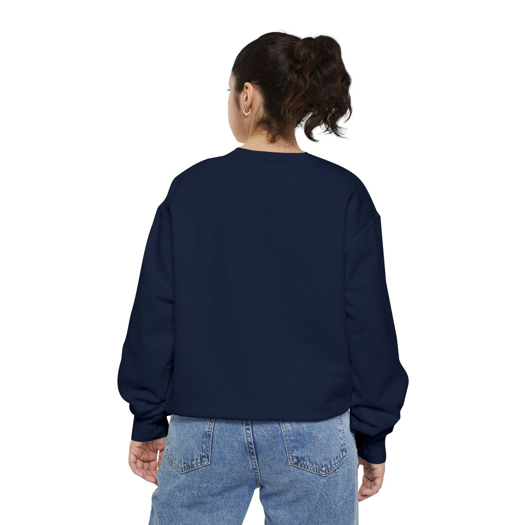 Ferry Standard Time crewneck: white clock face reading Now-ish, Soon, Later and Fog, Block Island R.I. — view 30