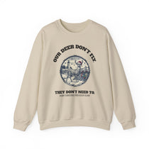 Block Island Christmas Sweatshirt in Sand, BlockBoundRI
