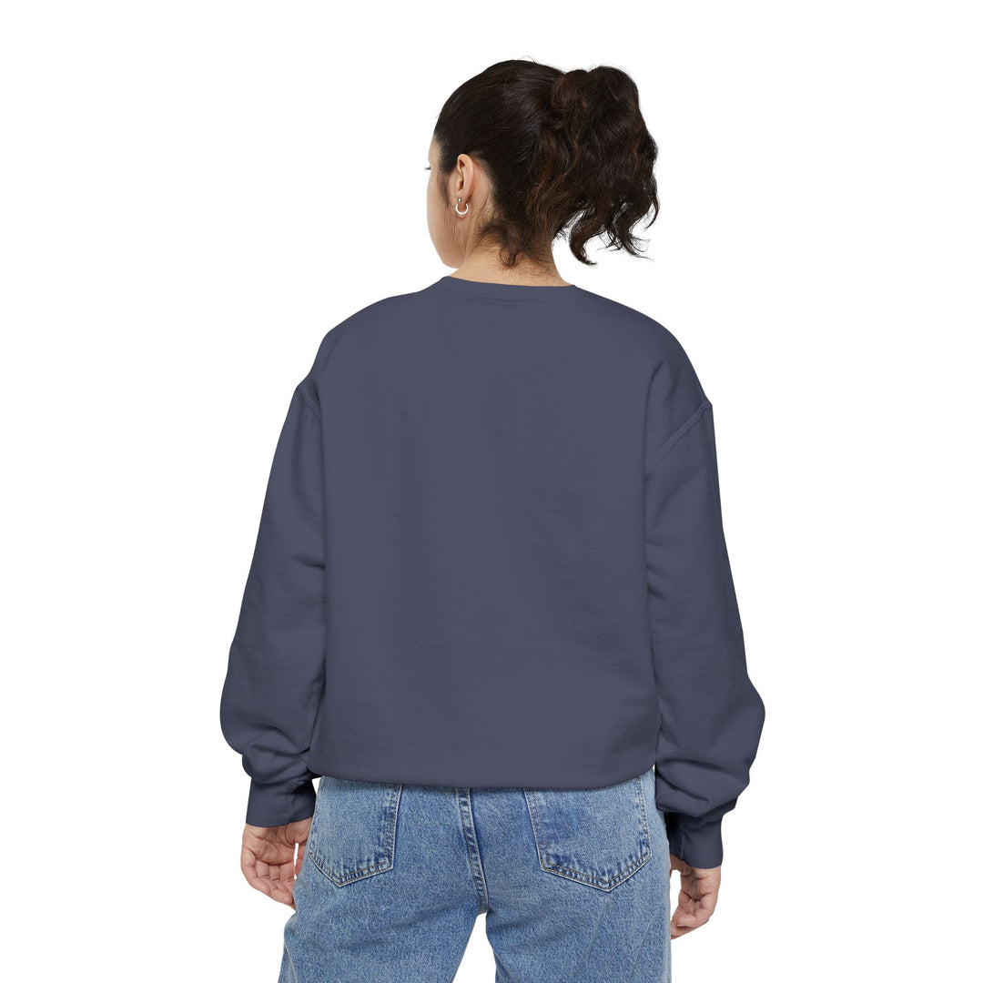 Ferry Standard Time crewneck: white clock face reading Now-ish, Soon, Later and Fog, Block Island R.I. — view 23