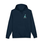 Mainland? Never Heard of Her Block Island heavyweight hoodie in Navy - BlockBoundRI
