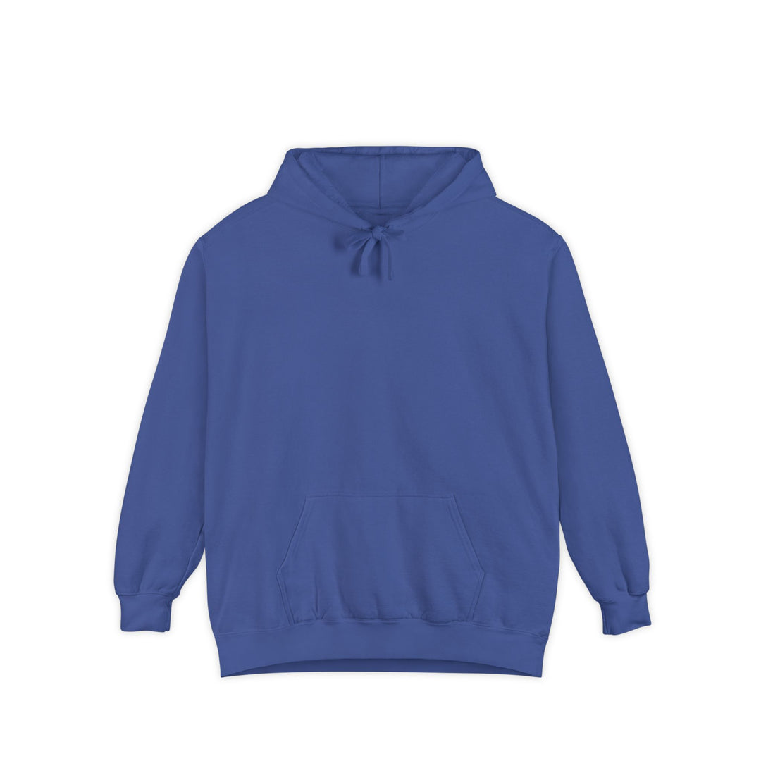 Know Your Ferries Block Island ferry fleet chart hoodie in Flo Blue - BlockBoundRI