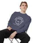 Ferry Standard Time crewneck: white clock face reading Now-ish, Soon, Later and Fog, Block Island R.I. — view 24