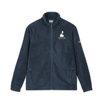 Columbia fleece jacket with embroidered Block Island outline and Block Island Rhode Island wordmark on the left chest — view 2
