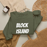 Block Island Crewneck Sweatshirt — Embroidered Pullover