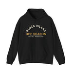 Block Island Off Season Hoodie in Black, BlockBoundRI