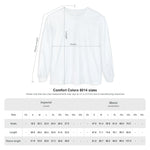 Block Island Fog Index long sleeve: five fog levels from Clear to Island Classic with ferry illustrations — view 28