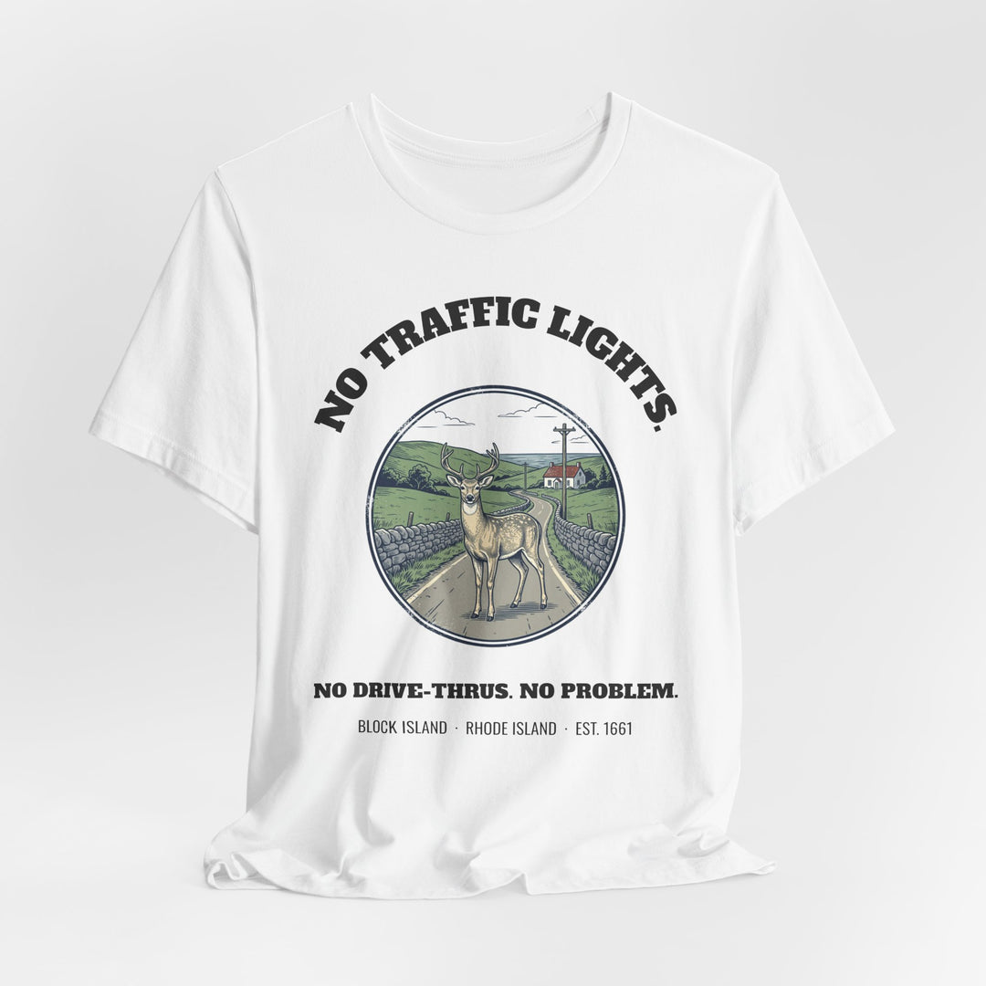 Block Island No Traffic Lights T-Shirt by BlockBoundRI, photo 9