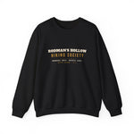 Rodman's Hollow Hiking Society Block Island crewneck sweatshirt in Black - BlockBoundRI