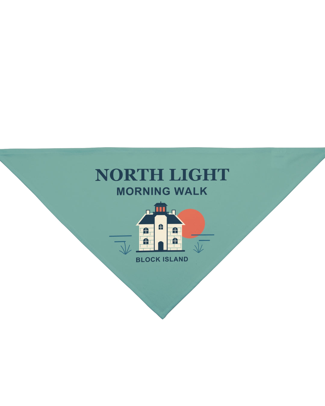 Block Island Dog Bandana — North Light Morning Walk