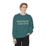 Block Island Winter Population crewneck sweatshirt, view 9 - BlockBoundRI