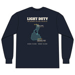 Light Duty Block Island lighthouses men's thermal long sleeve, additional view - BlockBoundRI