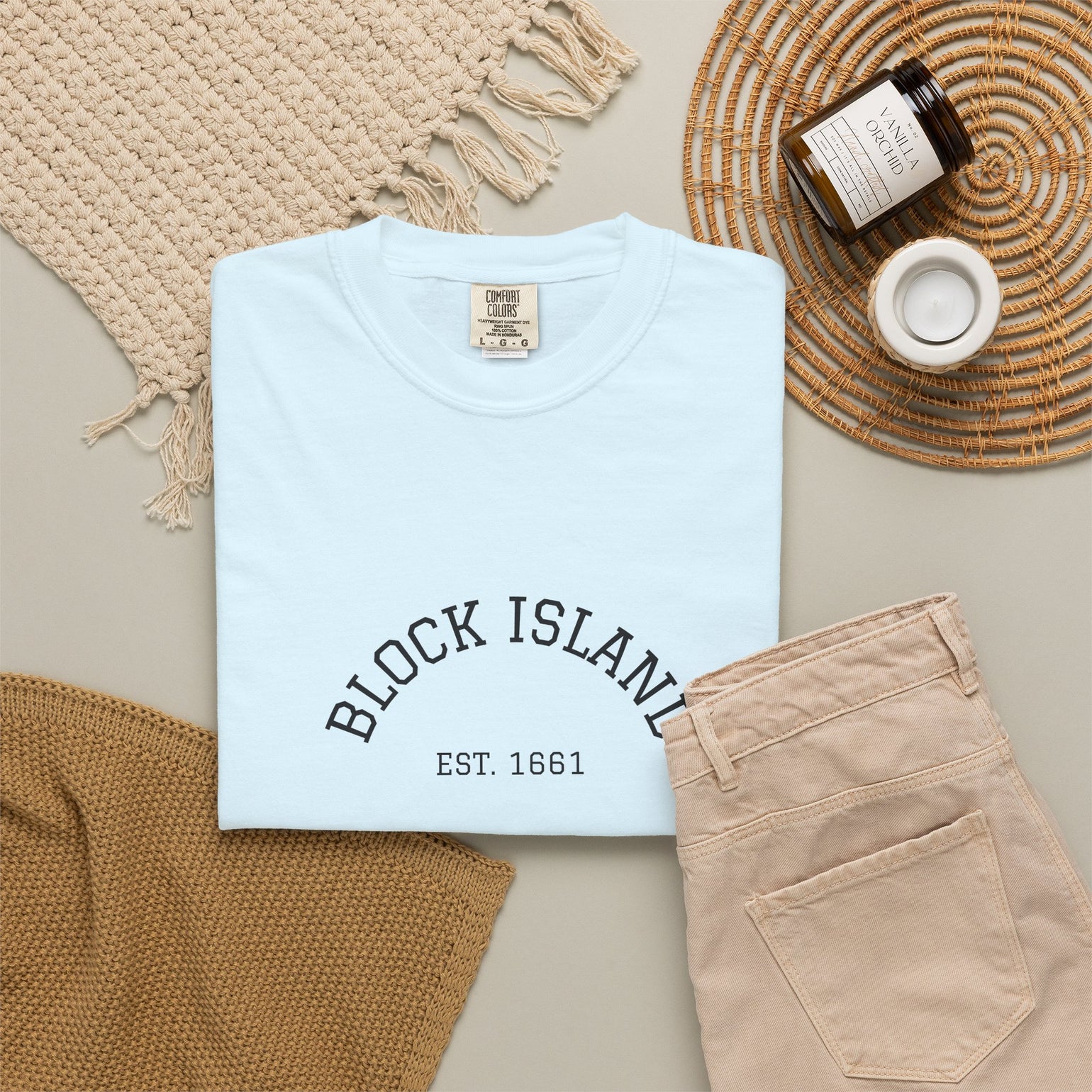 Block Island Est. 1661 Arch Tee, Garment-Dyed by BlockBoundRI, photo 20