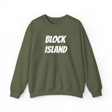 Block Island Crewneck Sweatshirt — Embroidered Pullover