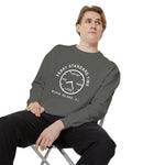 Ferry Standard Time crewneck: white clock face reading Now-ish, Soon, Later and Fog, Block Island R.I. — view 10