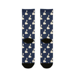 Block Island island-pattern crew socks - view 2 - BlockBoundRI