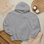 Last Boat Club hoodie: M/V BLOCK ISLAND ferry against a striped sunset, Block Island R.I. — view 34