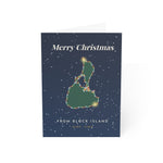Merry Christmas from Block Island folded 5x7 card - view 2 - BlockBoundRI