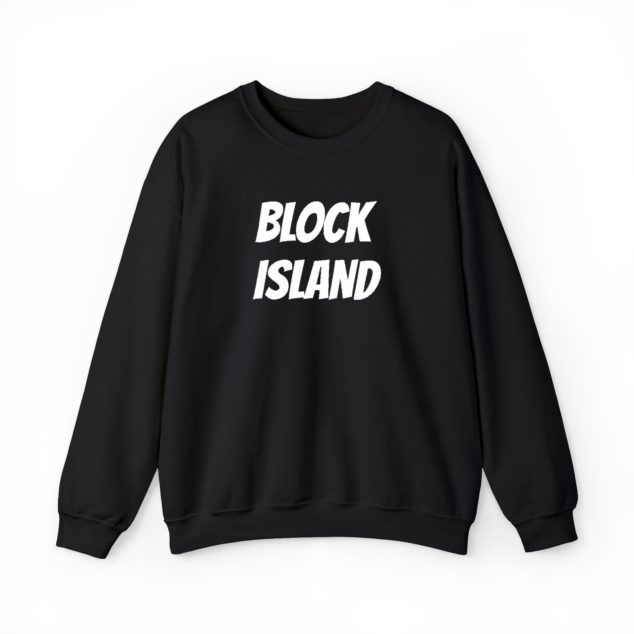 Block Island Crewneck Sweatshirt — Embroidered Pullover