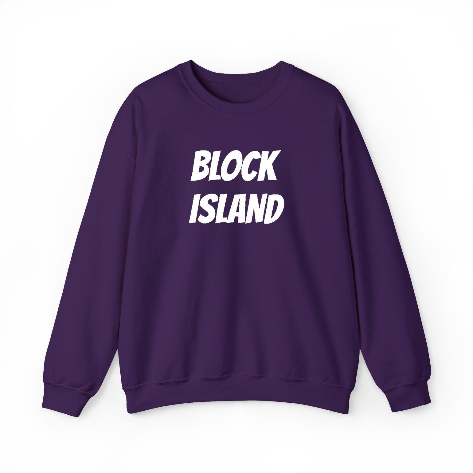 Block Island Crewneck Sweatshirt — Embroidered Pullover