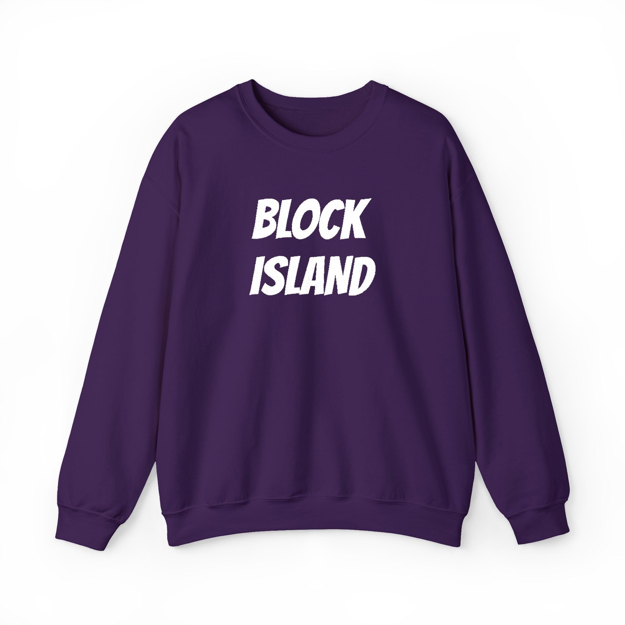 Block Island Crewneck Sweatshirt — Embroidered Pullover