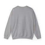 Crewneck sweatshirt with Block Island in raised puff print letters across the chest