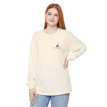Block Island Fog Index long sleeve: five fog levels from Clear to Island Classic with ferry illustrations — view 8