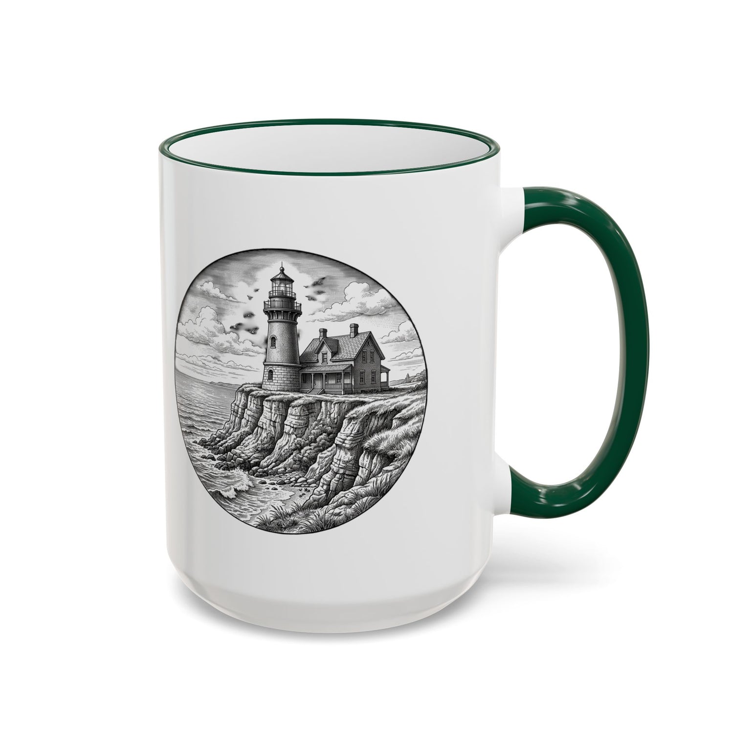 Southeast Light Mug, Block Island Lighthouse by BlockBoundRI, photo 20