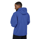 Champion packable anorak with embroidered Mohegan Bluffs cliff and surf mark on the left chest — view 11