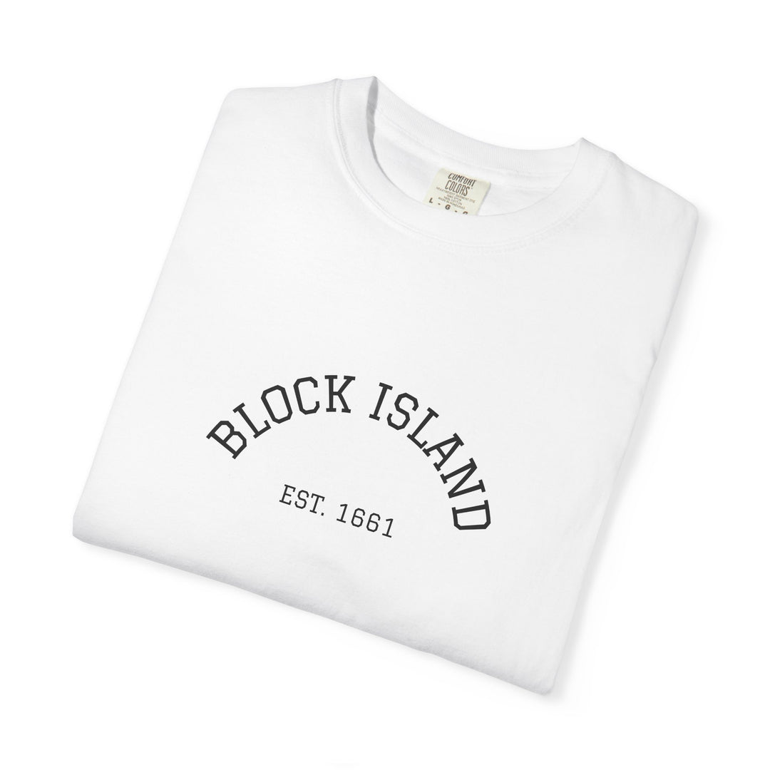 Block Island Est. 1661 Arch Tee, Garment-Dyed by BlockBoundRI, photo 7