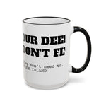 Our Deer Don't Fly Mug, Block Island Christmas by BlockBoundRI, photo 10