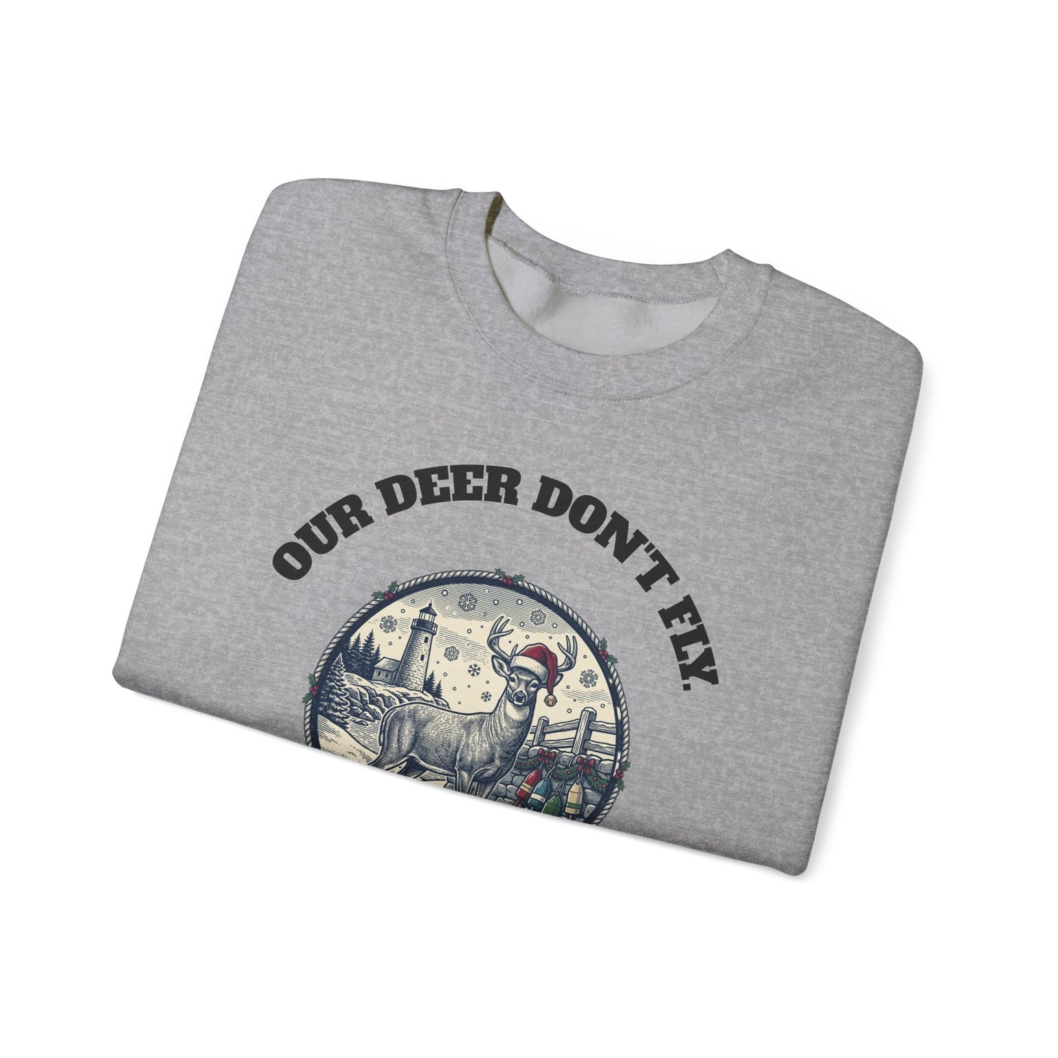 Block Island Christmas Sweatshirt by BlockBoundRI, photo 11