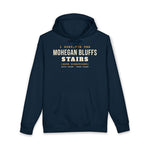 I Survived the Mohegan Bluffs Stairs Block Island hoodie in Navy - BlockBoundRI
