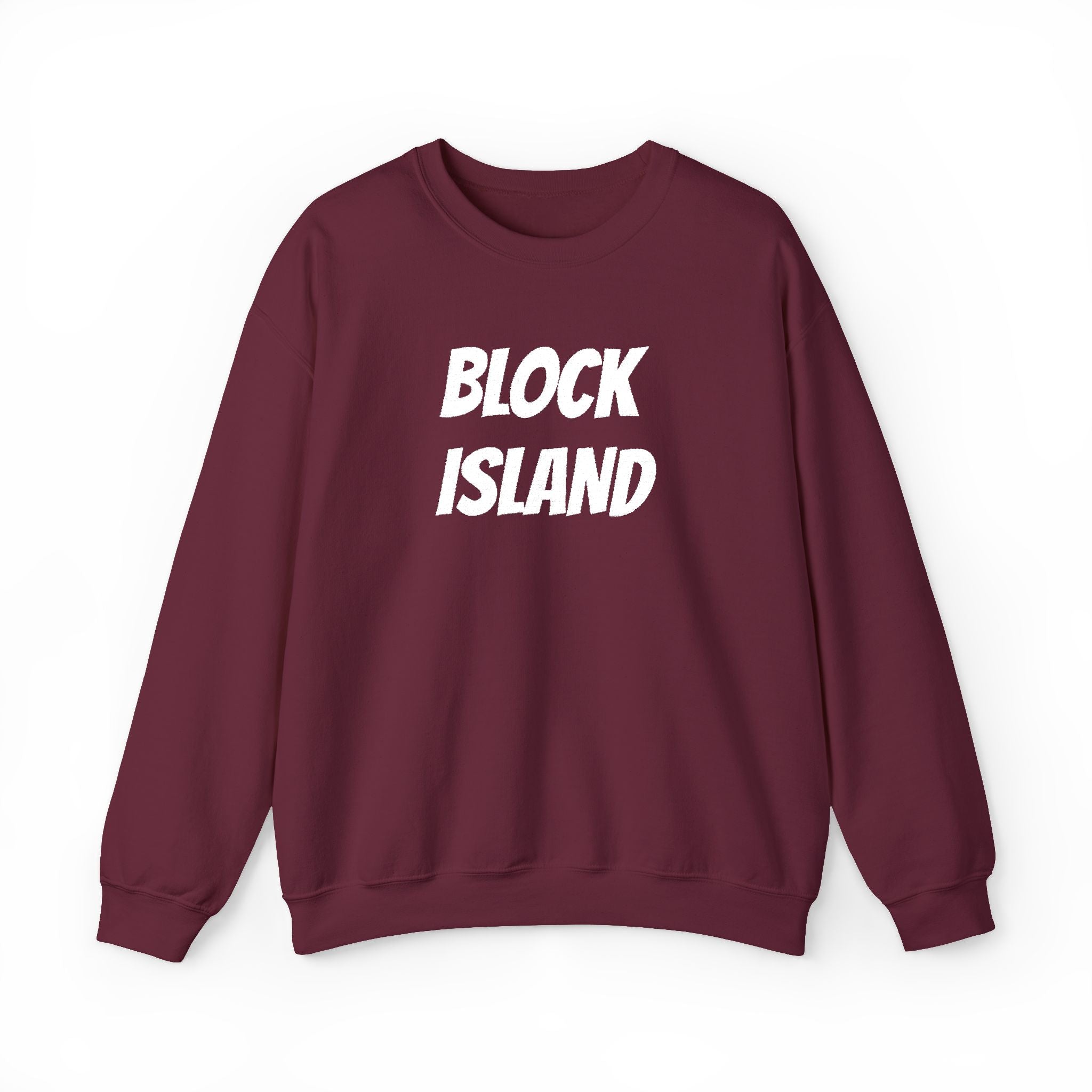 Block Island Crewneck Sweatshirt — Embroidered Pullover