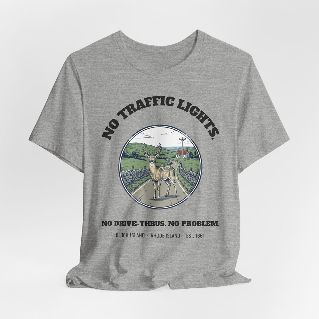 Block Island No Traffic Lights T-Shirt by BlockBoundRI, photo 21