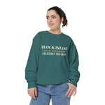 Block Island Winter Population crewneck sweatshirt, view 11 - BlockBoundRI
