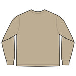 North Light men's long sleeve: engraving-style Block Island North Light lighthouse at Sandy Point above dune grass — view 5