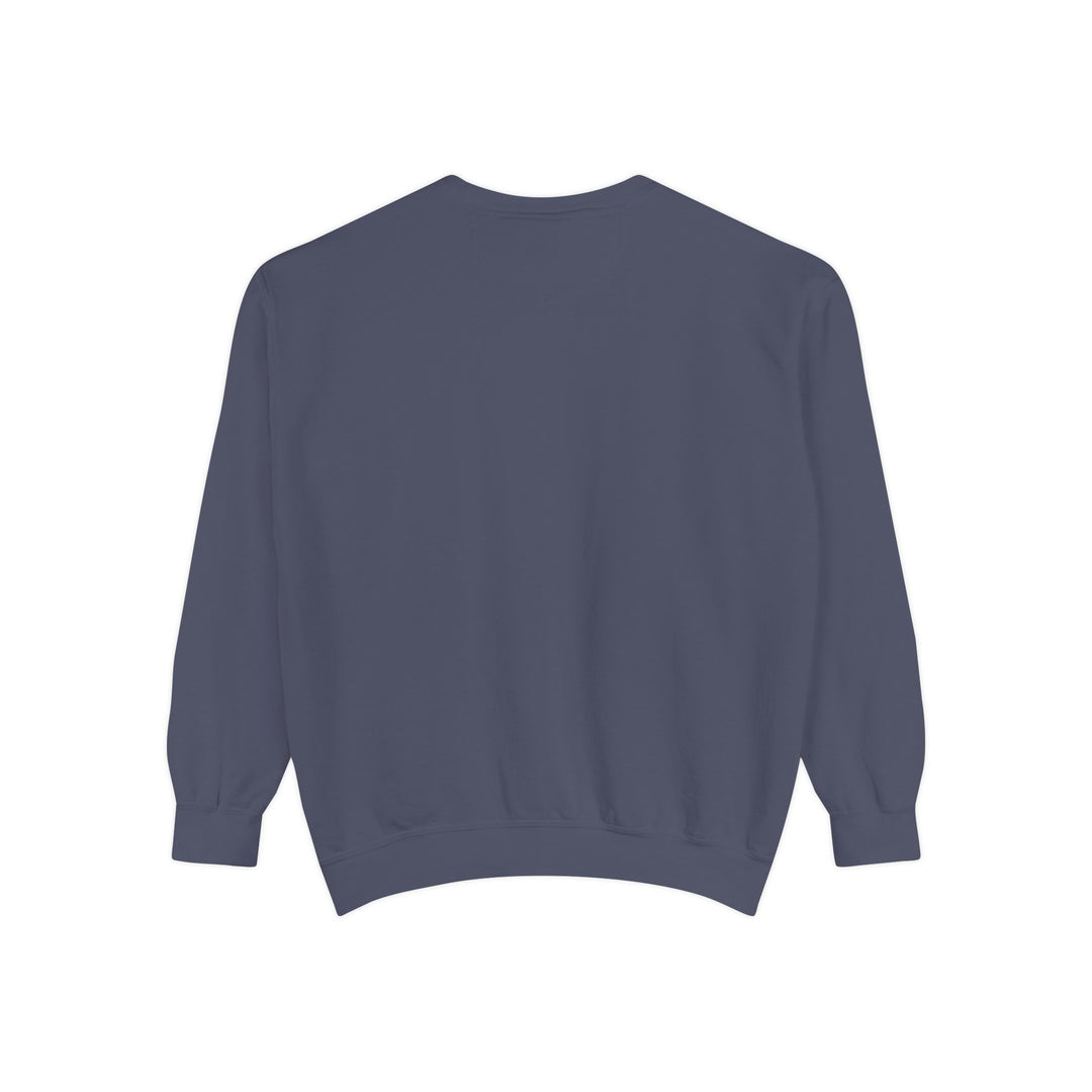Ferry Standard Time crewneck: white clock face reading Now-ish, Soon, Later and Fog, Block Island R.I. — view 19