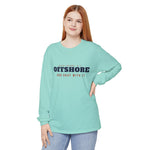 Offshore and Okay With It Block Island long sleeve tee, view 16 - BlockBoundRI