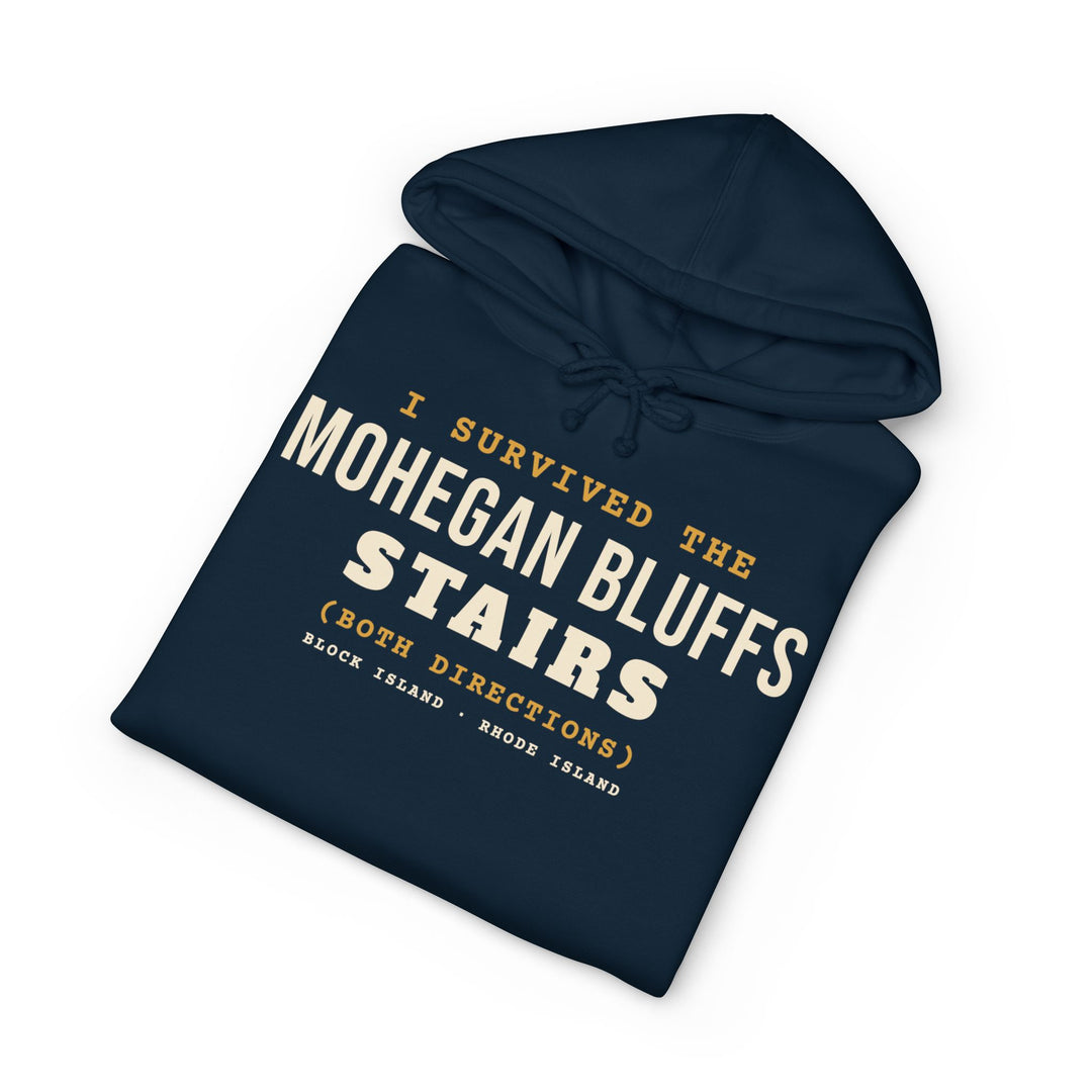 I Survived the Mohegan Bluffs Stairs Block Island hoodie, view 8 - BlockBoundRI